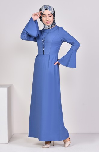 Indigo Hijab Dress 2050-14
