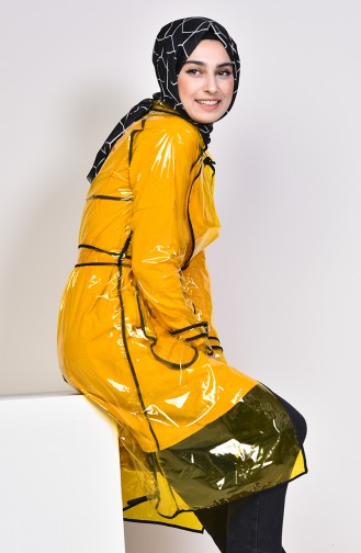 معطف واق من المطر أصفر 12001-04