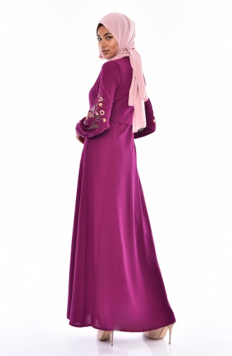 Purple Abaya 1386-02