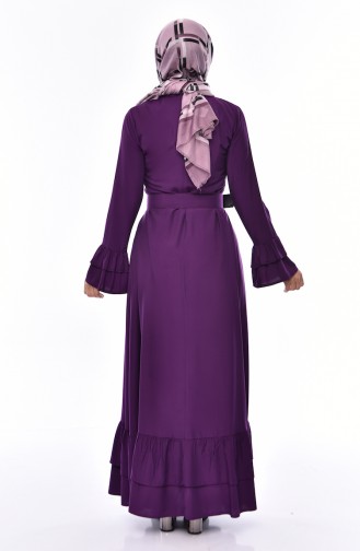 Purple İslamitische Jurk 4519-03