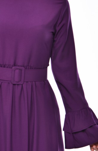 Purple İslamitische Jurk 4519-03