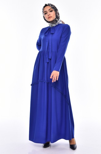 Robe a Froufrous 4520-07 Bleu Roi 4520-07