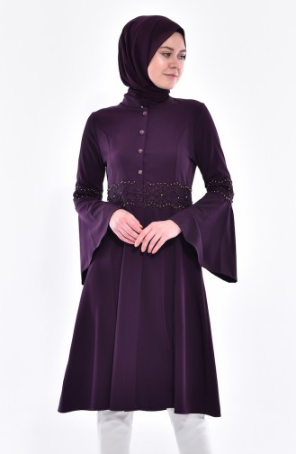 Lace Tunic 1381-04 Purple 1381-04