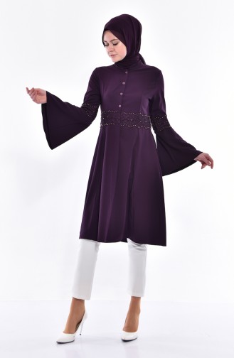 Lace Tunic 1381-04 Purple 1381-04