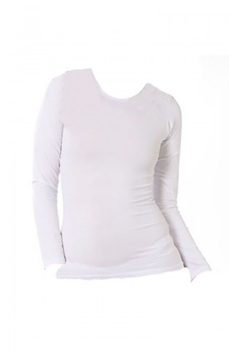 Body Manches Longues Pour Femme 250B	Blanc 250B