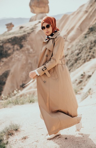 Camel Trench Coats Models 6714-03