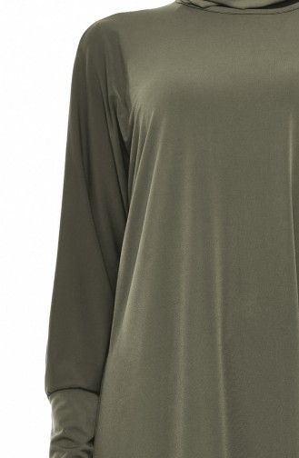 Bat Sleeve Sandy Dress 9020-02 Khaki 9020-02