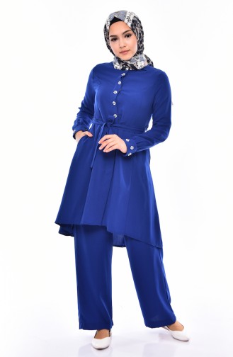 Pearls Tunic Trousers Double Suit 1383-03 Saks 1383-03