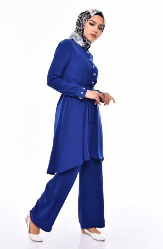 Pearls Tunic Trousers Double Suit 1383-03 Saks 1383-03