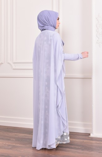 Habillé Hijab Gris 6159-02