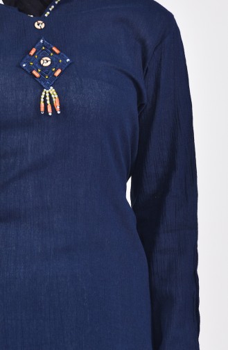 Navy Blue Tunics 0505-01