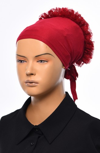 Lace Frilly Bonnet 901392-16 Cherry 901392-16