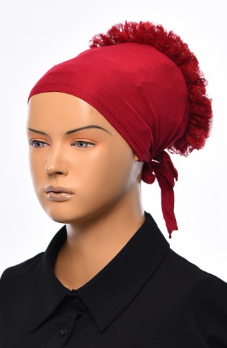 Lace Frilly Bonnet 901392-16 Cherry 901392-16