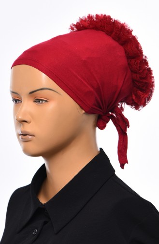 Lace Frilly Bonnet 901392-16 Cherry 901392-16