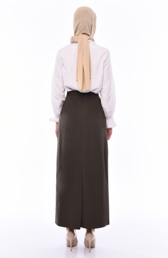 Khaki Skirt 2205-03