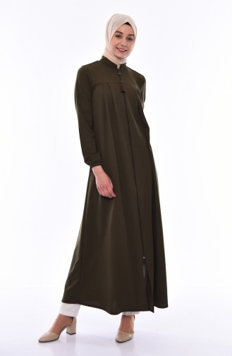 Khaki Abaya 7964-06