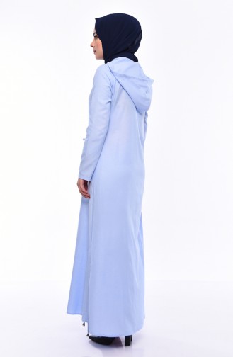 Blue Abaya 1291-06