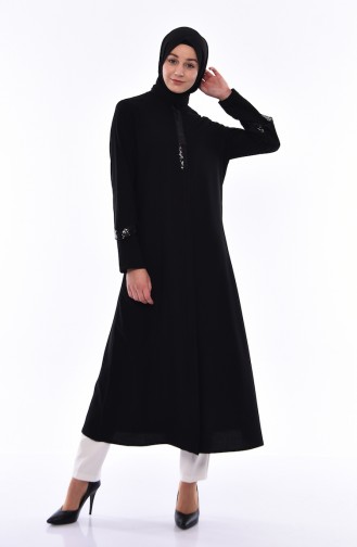 Black Abaya 1040A-01