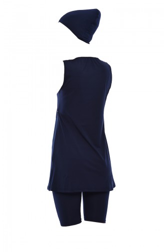 Navy Blue Swimsuit Hijab 380-02