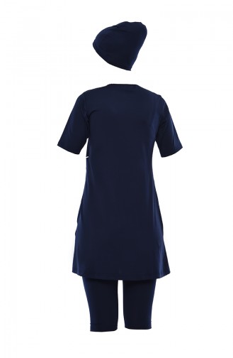 Navy Blue Swimsuit Hijab 388-01