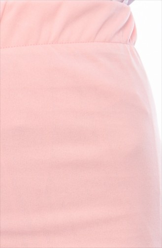 Elastic Waist Pencil Skirt  2139-06 Pink 2139-06