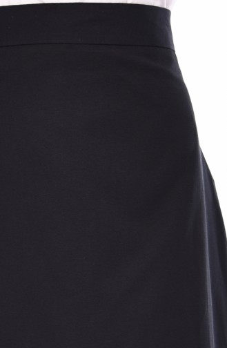 Zippered Skirt 6373-06 Black 6373-06