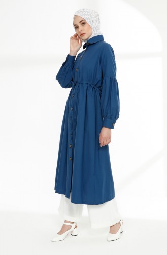 Geraffte Cape 9035-11 Indigo 9035-11