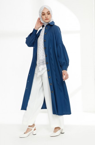 Geraffte Cape 9035-11 Indigo 9035-11