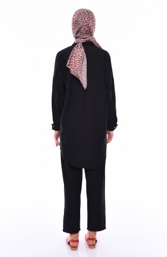 Tunic Pants Binary Suit 11840-01 Black 11840-01