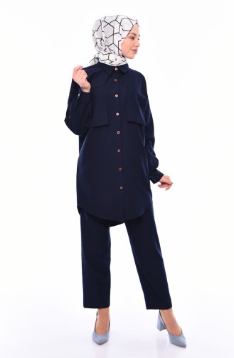 Tunic Pants Binary Suit 11840-03 Navy Blue 11840-03
