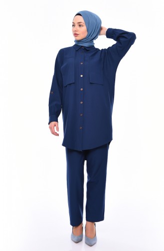Tunic Pants Binary Suit 11840-05 Indigo 11840-05