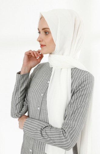 Schwarz Hijab Kleider 5017-01
