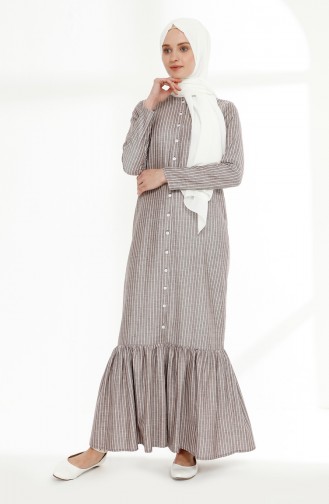 Robe Hijab Bordeaux 5049-06