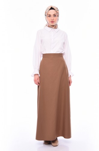 Zippered Skirt 6373-07 Mink 6373-07