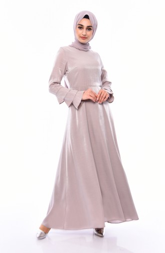Mink Hijab Dress 8165-03