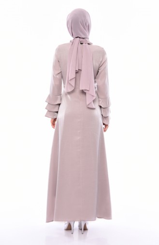 Mink Hijab Dress 8165-03