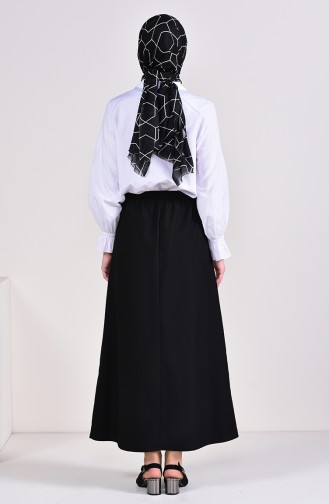 Beli Lastikli Etek 1002B-01 Siyah 1002B-01