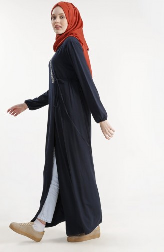 Dunkelblau Abayas 1242-01