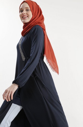 Dunkelblau Abayas 1242-01