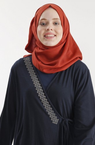 Dunkelblau Abayas 1242-01