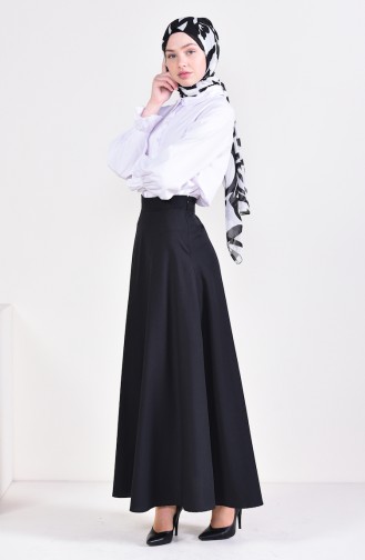 Minahill Zippered Skirt 8211-07 Black 8211-07