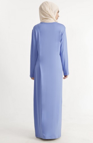 Taş Baskılı Basic Elbise 1286-04 Lila