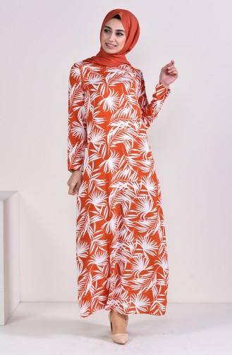 Printed Viscose Dress 6378-01 Tile 6378-01