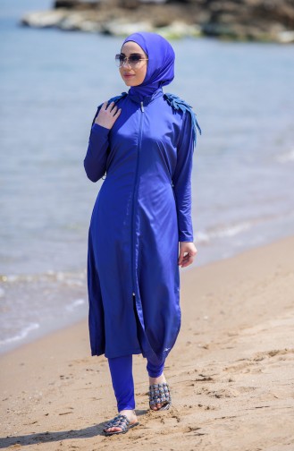 Maillot de Bain Hijab Indigo 307-03