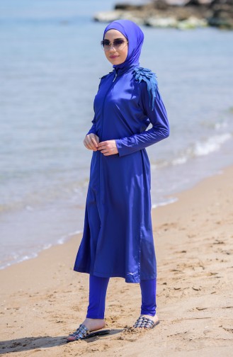 Indigo Swimsuit Hijab 307-03