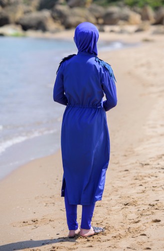 Maillot de Bain Hijab Indigo 307-03
