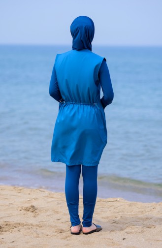Oil Blue Swimsuit Hijab 310-03