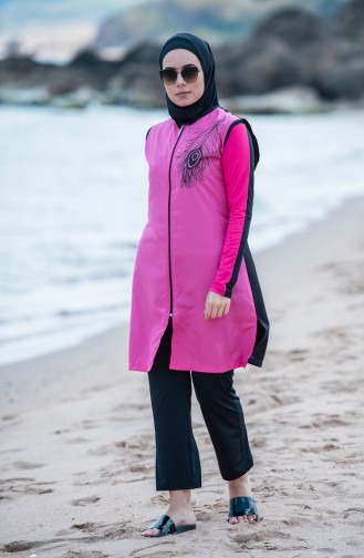 Hijab Swimsuit 405-01 Fuchsia 405-01