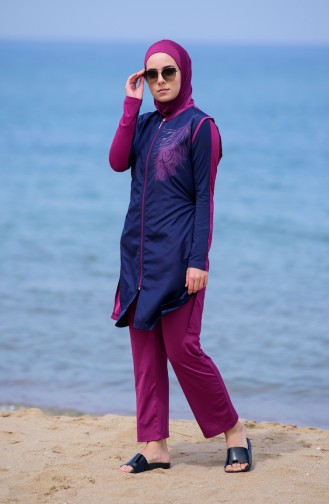 Hijab Swimsuit 405-03 Navy Blue 405-03