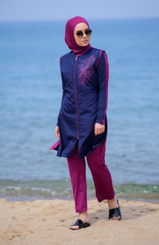 Hijab Swimsuit 405-03 Navy Blue 405-03